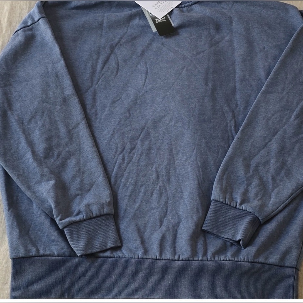 Seattle Seahawks NFL Game Couture Blue Oversized Sweatshirt Size Small - Picture 5 of 6